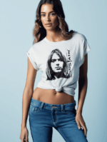 Camiseta Blanca Vinypink Floyd ,David Gilmour - Imagen 2